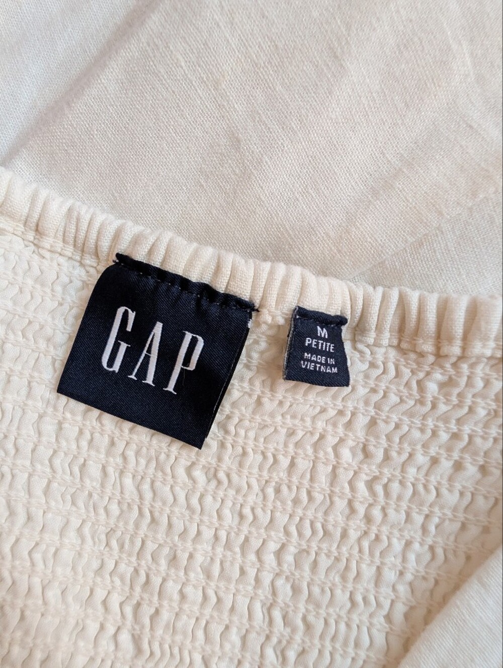 GAP White Sleeveless Linen-Blend Maxi Dress - Picture 10 of 11